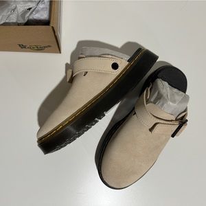 Dr. Marten Carlson Suede Casual Slingback Mules